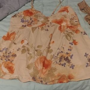 Benetton floral cami top